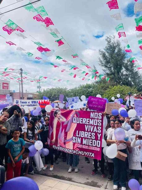Exigen justicia por el feminicidio de Chuyiya en Vila de Arista