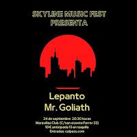Concierto de Lepanto y Mr. Goliath en Maravillas Club
