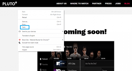 Chromecast Plutón TV