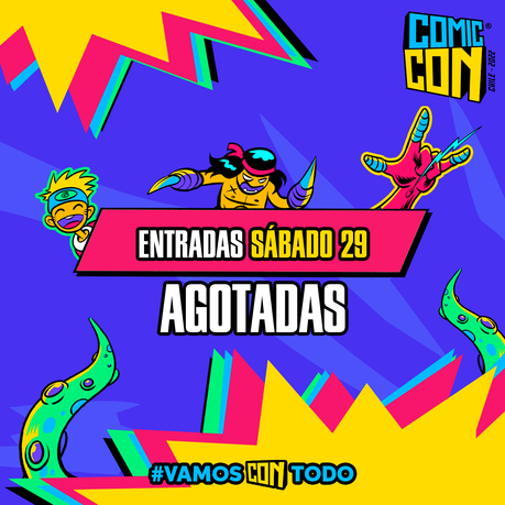 Comic Con Chile 2022 agota sus entradas del sábado 29 de octubre y a un mes del evento quedan-pocas-entradas