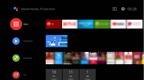     Pluto TV en Sony Smart TV: haga clic en buscar