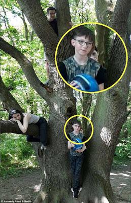 UNA EXTRAÑA FOTO DEJA EN SHOCK A UNA FAMILIA