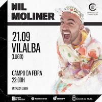 Concierto de Nil Moliner en el Campo da Feira de Vilalba