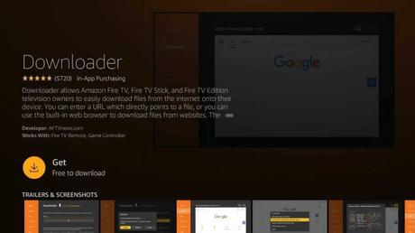 Equipos de Microsoft en Firestick: haga clic en Obtener
