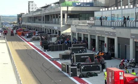 El mundial de MotoGP continúa su carrera (logística) desde MotorLand Aragón