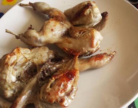 Codornices a la plancha