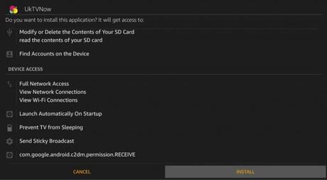 Botón de instalación