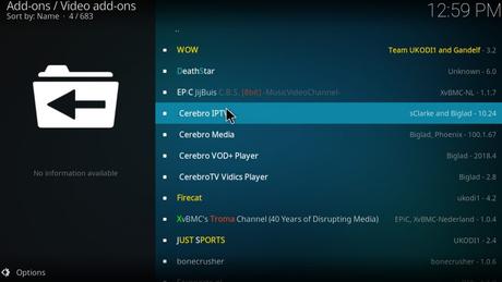 Cerebro IPTV en Firestick