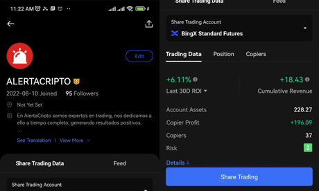 ¿Qué hacer en medio de un mercado bajista? Copy Trading de AlertaCripto en BingX