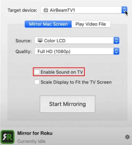 Habilitar audio en el televisor