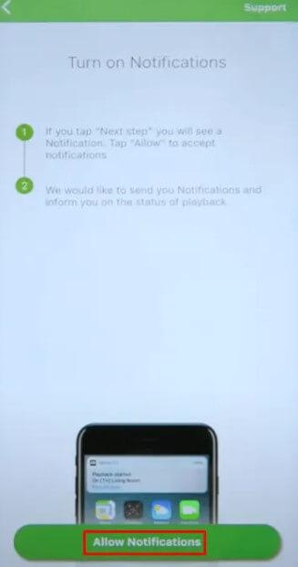 Permitir notificaciones