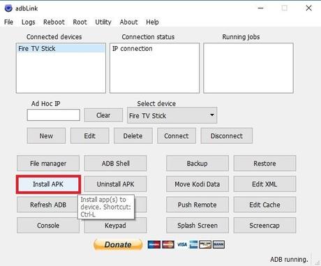 ADBLink _ Aplicación de carga lateral en Firestick