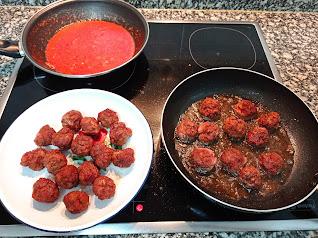 Albóndigas de ternera Tandori Masala fritas