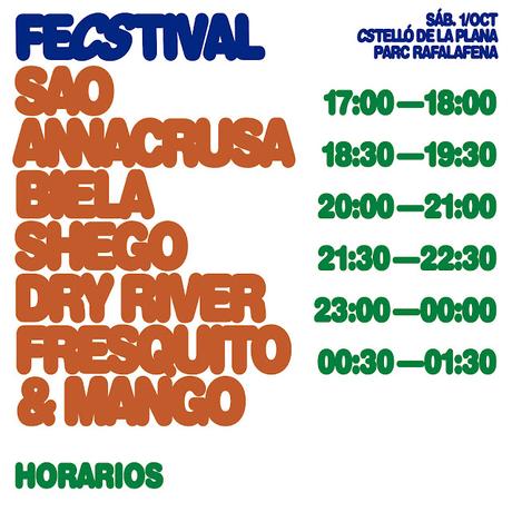 Horarios FeCStival 2022 Horarios FeCStival 2022