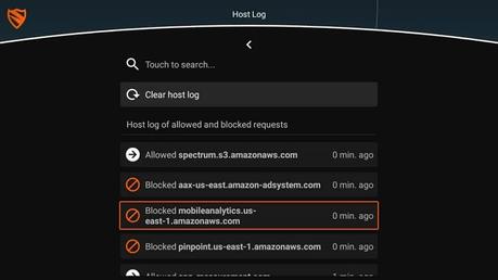 los contenidos bloqueados se mostrarán en la pantalla