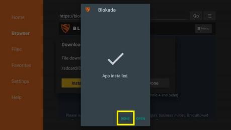 Listo: bloqueador de anuncios Firestick