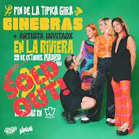 Concierto de Ginebras en La Riviera con todo vendido Concierto de Ginebras en La Riviera con todo vendido