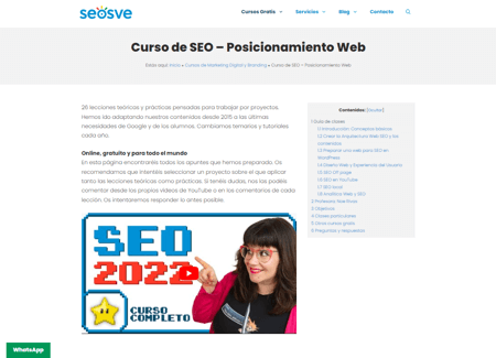 Los mejores cursos de SEO online Los mejores cursos de SEO online