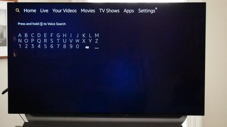 escriba y busque GolfPass en Firestick