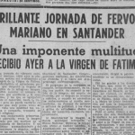 En tal día como hoy pero de 1948:una imponente multitud recibe a la Virgen de Fátima