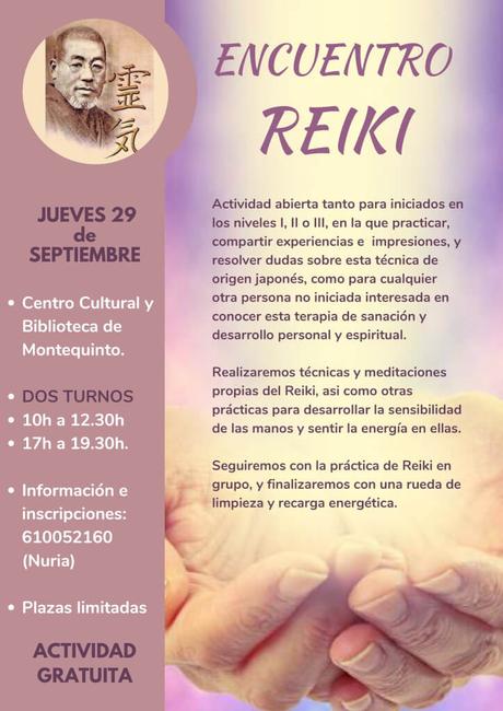Encuentro Reiki (gratuito): terapia de sanación y desarrollo personal y espiritual
