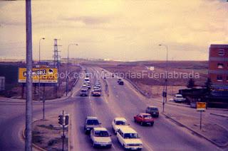 Entrada de Leganés a finales de los 80