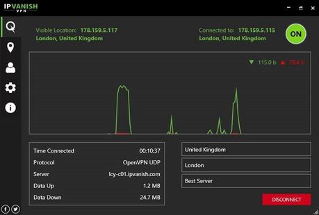IPVanish - La mejor VPN para Google TV