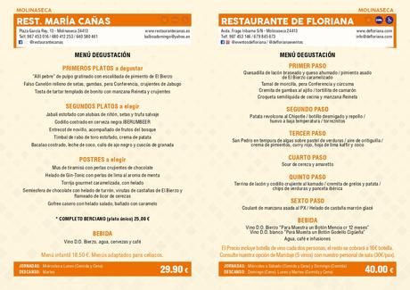 Jornadas Gastronómicas del Bierzo 2022 del 14 de octubre al 11 de diciembre. Consulta los menús 27 Jornadas Gastronómicas del Bierzo 2022 del 14 de octubre al 11 de diciembre. Consulta los menús 27