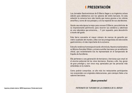 Jornadas Gastronómicas del Bierzo 2022 del 14 de octubre al 11 de diciembre. Consulta los menús 18 Jornadas Gastronómicas del Bierzo 2022 del 14 de octubre al 11 de diciembre. Consulta los menús 18