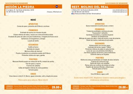 Jornadas Gastronómicas del Bierzo 2022 del 14 de octubre al 11 de diciembre. Consulta los menús 36 Jornadas Gastronómicas del Bierzo 2022 del 14 de octubre al 11 de diciembre. Consulta los menús 36