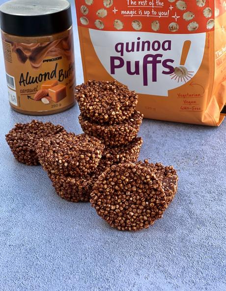 Tortitas de quinoa inflada