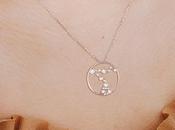 Dije Constelación Piscis diamantes