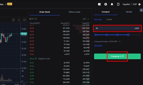 Dónde comprar Litecoin (LTC) de forma segura Comprar LTC con USDT en Spot en BingX