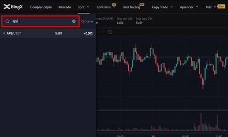 Dónde comprar ApeCoin (APE) de forma segura Comprar APE en Spot en BingX