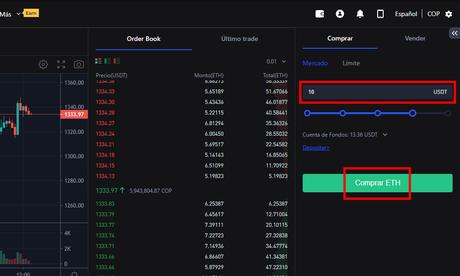 Dónde comprar Ethereum (ETH) de forma segura Comprar ETH con USDT en Spot en BingX