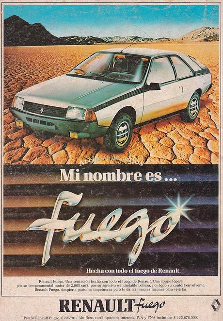 Renault Fuego francesa importada por Renault Argentina en el año 1981