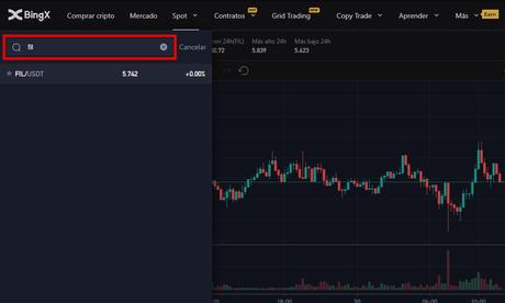 Dónde comprar Filecoin (FIL) de forma segura Comprar FIL en Spot en BingX