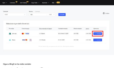 Dónde comprar Cronos (CRO) de forma segura Comprar criptomonedas con tarjeta de crédito en BingX