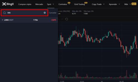 Dónde comprar Chainlink (LINK) de forma segura Comprar LINK en Spot en BingX