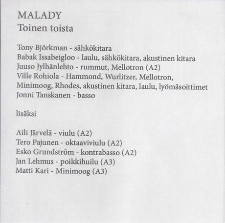 Malady - Toinen Toista (2018)