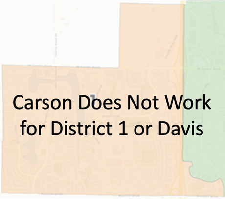 Letter: Carson does not work for Davis