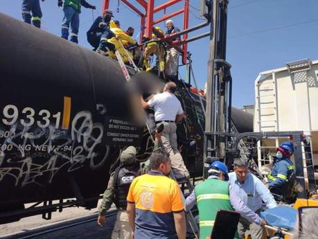 Fallecen dos personas al estar limpiando un vagón de tren en la Zona Industrial