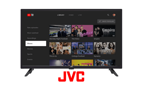 Cómo transmitir YouTube TV a JVC Smart TV Cómo transmitir YouTube TV a JVC Smart TV