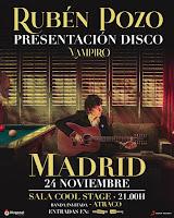 Concierto de Rubén Pozo en Cool Stage y con Atraco como artista invitado