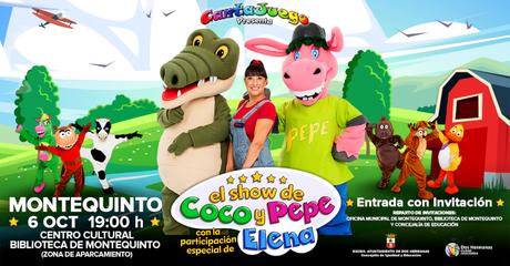 Espectáculo de CantaJuego: «El show de Coco y Pepe» – Feria del Libro de Montequinto 2022