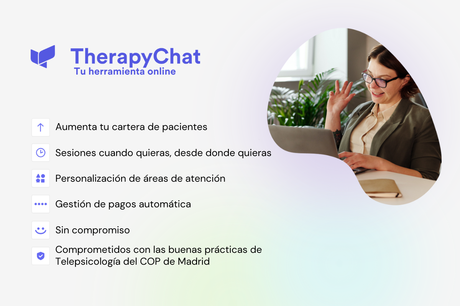 Lleva tus sesiones de terapia donde quieras con TherapyChat, herramienta líder de psicología online
