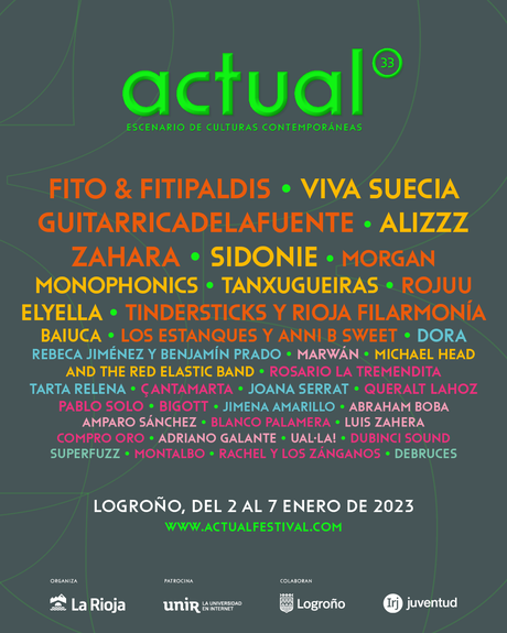 El Actual volverá a ser el primer festival del año 2023