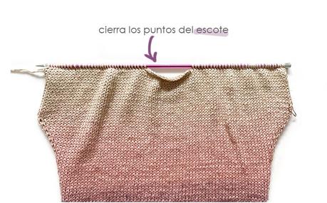 Jersey de Punto PURE DEGRADE -Patrón y tutorial Jersey de Punto PURE DEGRADE -Patrón y tutorial