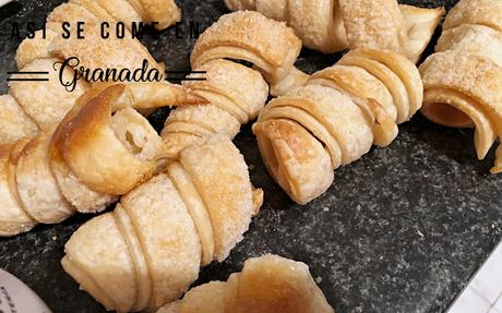 Cañas de crema sin gluten y sin lactosa