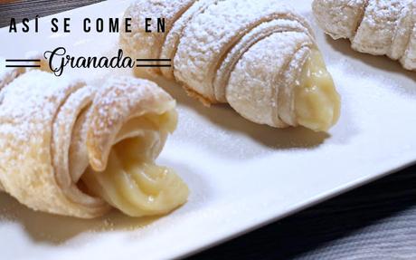 Cañas de crema sin gluten y sin lactosa